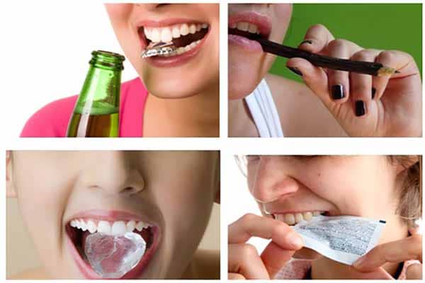 عادات تضر صحة الاسنان
